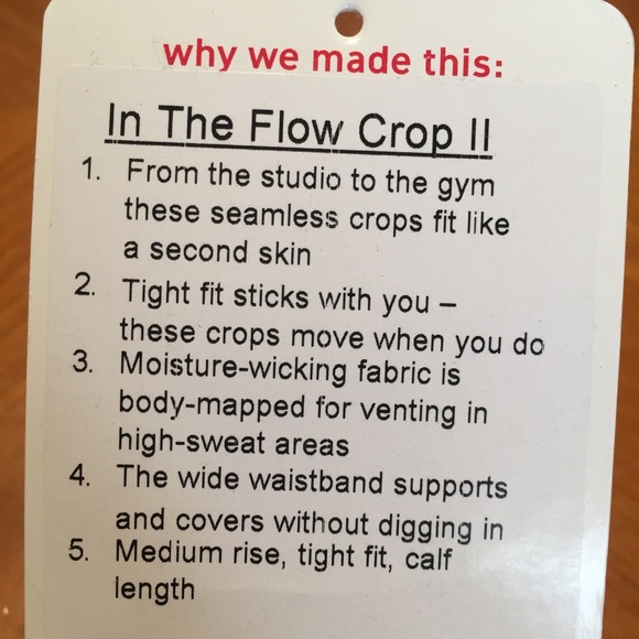 Lululemon In The Flow Crop Leggings - Picture 14 of 16